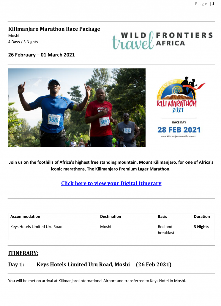 2021 Kilimanjaro marathon package 3 nightsts_Keys USD RACK-1